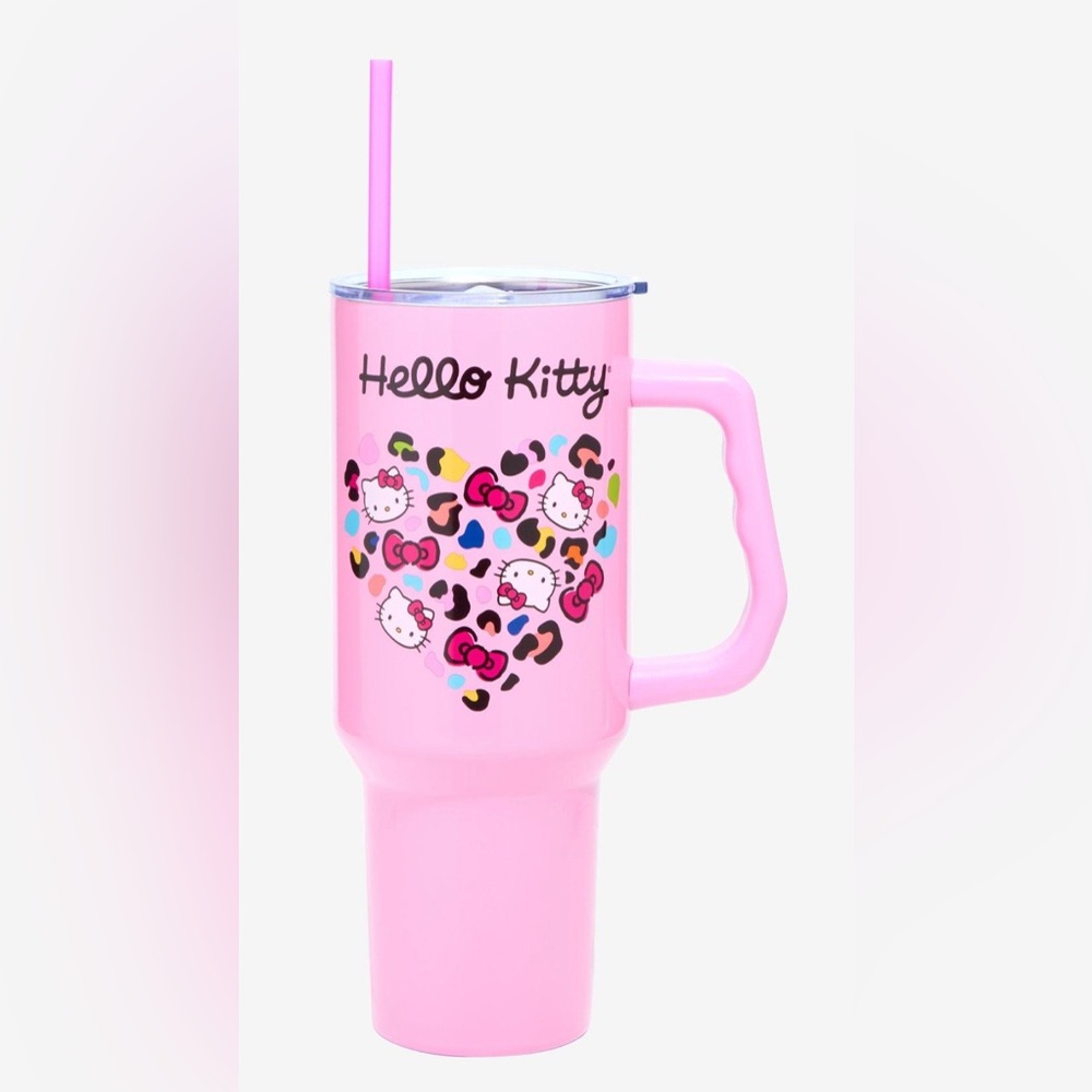Hello Kitty “Wild Thing” Pink Tumbler- NWT